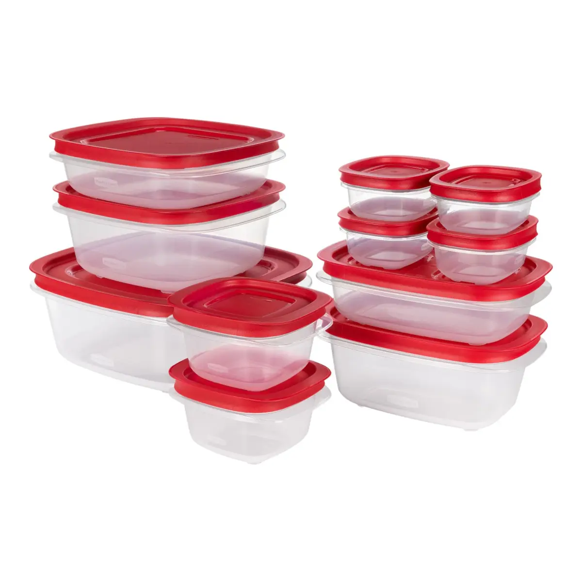 Rubbermaid EasyStore 22-Piece Food Storage Container Set | Stackable & Nestable for Kitchen Organization - view 4