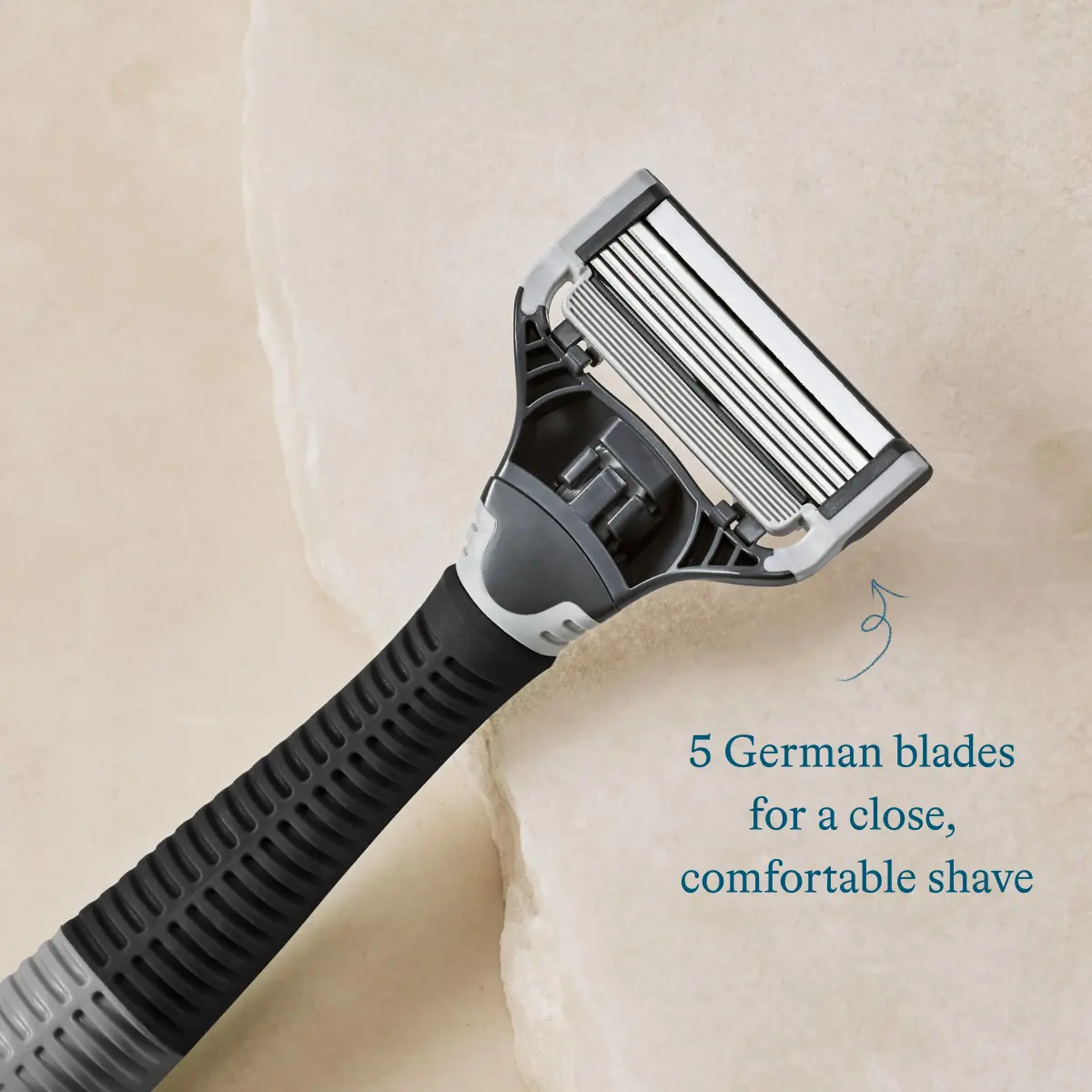 Harry's Original Shaving Kit for Men - Razor Handle and 3 Blade Refills (Pack of 10) | German Engineered Blades - view 3