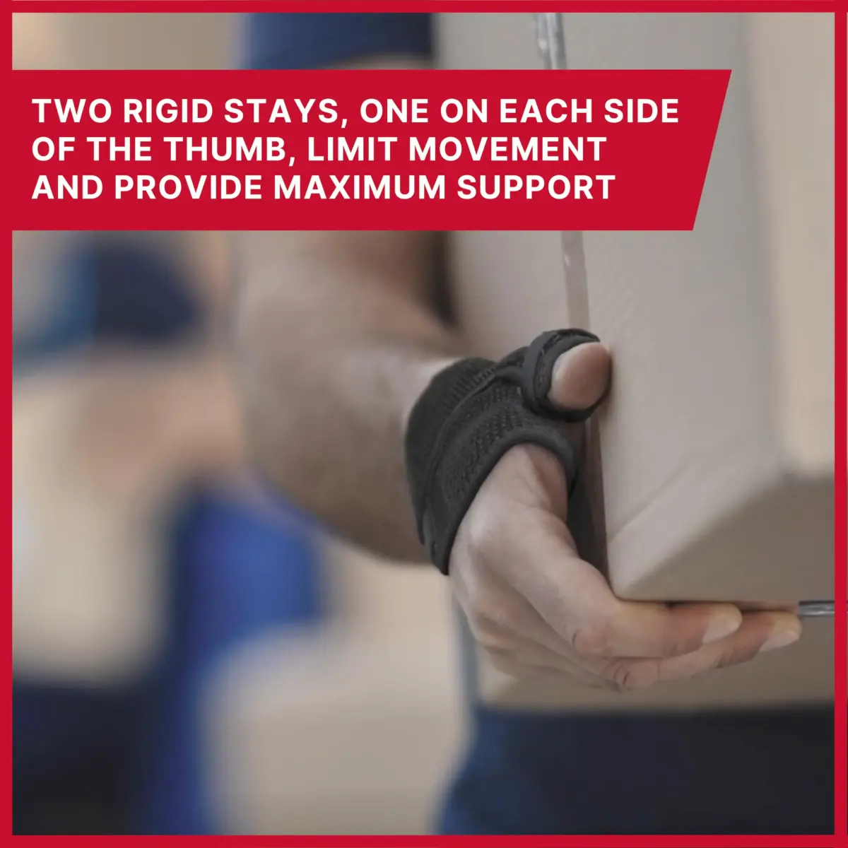 MUELLER Adjust-to-Fit Thumb Brace Spica Splint 600g (21.16 oz) | Targeted Compression for Pain Relief - view 6