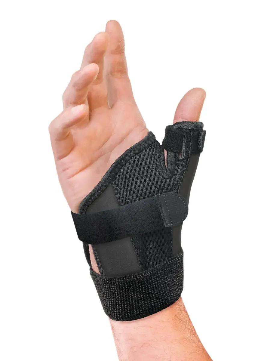 MUELLER Adjust-to-Fit Thumb Brace Spica Splint 600g (21.16 oz) | Targeted Compression for Pain Relief - view 2