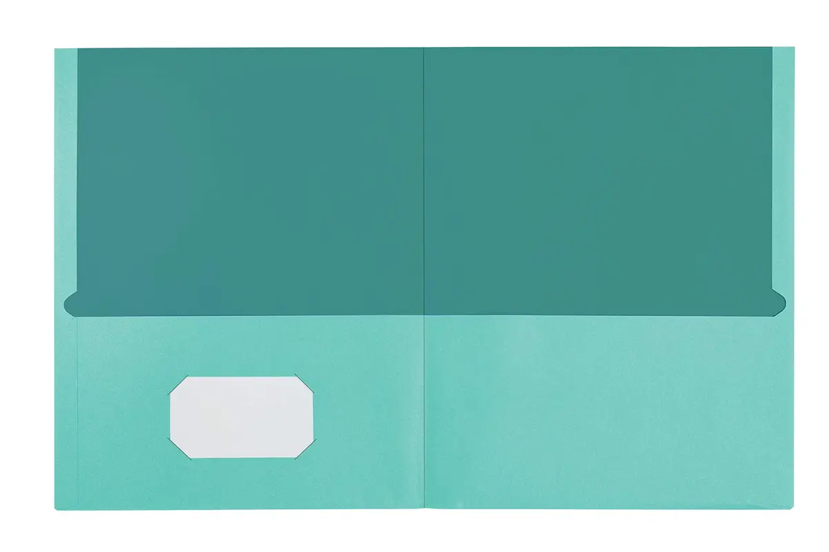 Oxford 2 Pocket Folders, Textured Paper, Assorted Colors, Letter Size, 200 Count | Heavy Paper Texture for Office & School - view 5