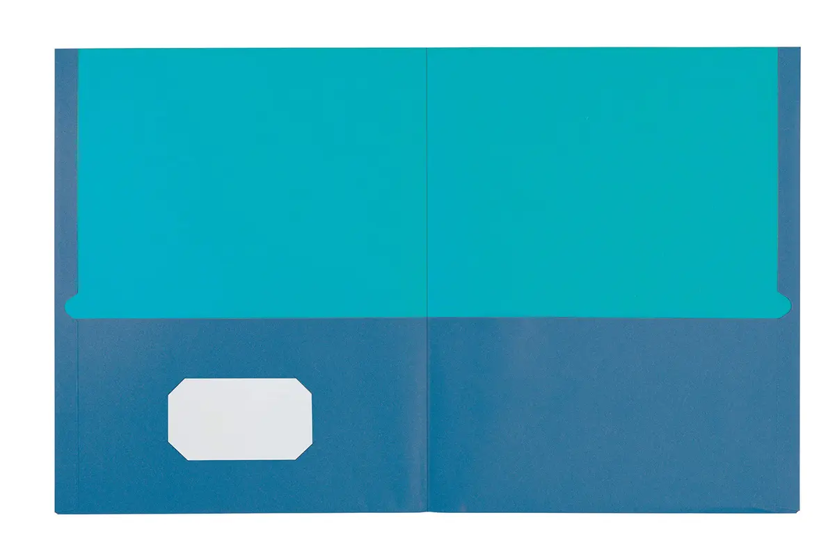 Oxford 2 Pocket Folders, Textured Paper, Assorted Colors, Letter Size, 200 Count | Heavy Paper Texture for Office & School - view 2