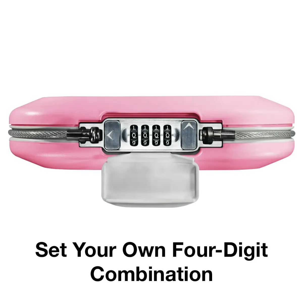 Master Lock Pink Portable Small Safe - Set Your Own Combination, Travel-Friendly Design for Phone, Passport & Money Storage, Model 5900DPNK (Pack of 4) | 1.73L (0.06 cu ft) - view 4
