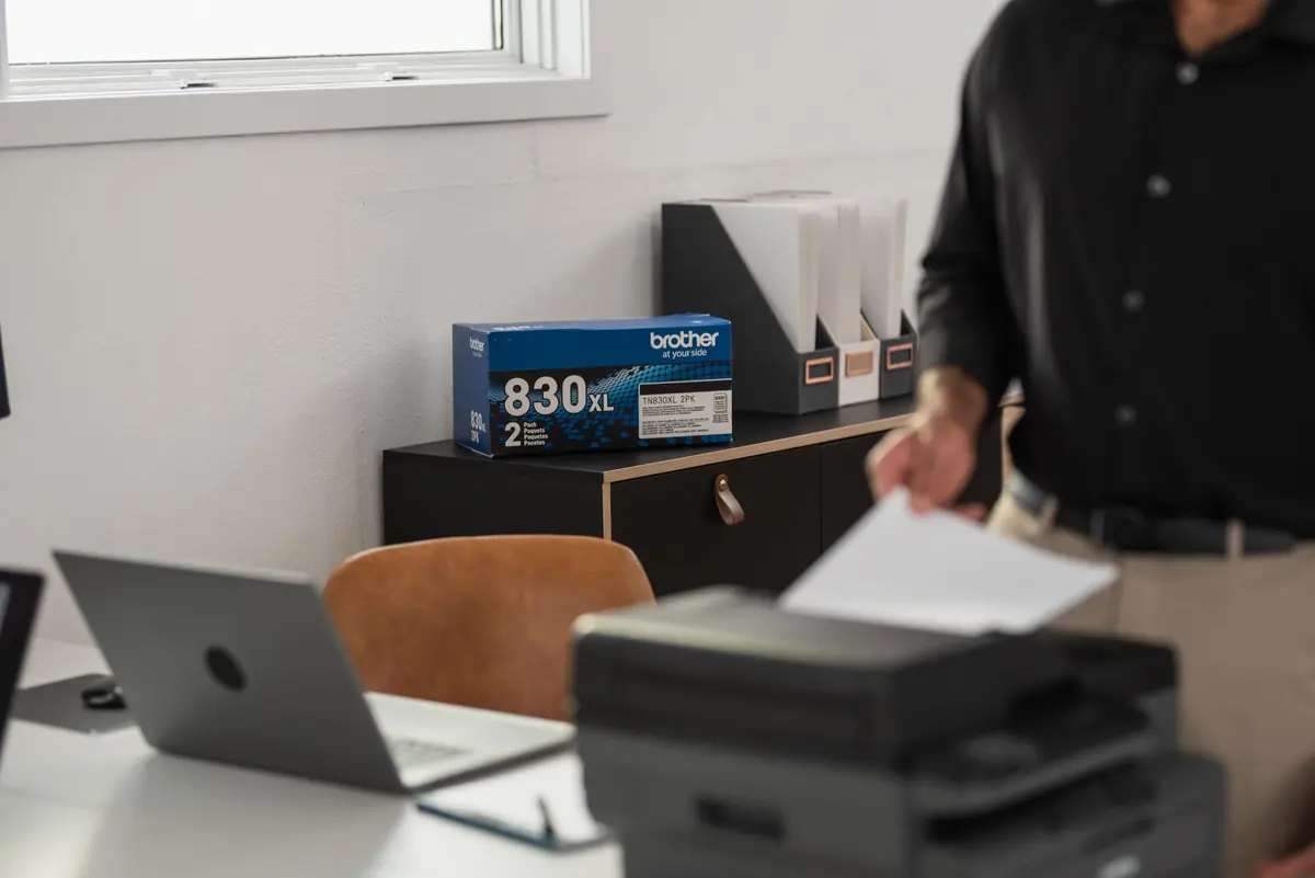 Brother Genuine TN830XL Black High Yield Toner Cartridge 2-Count | Print up to 3,000 Pages Each - view 5