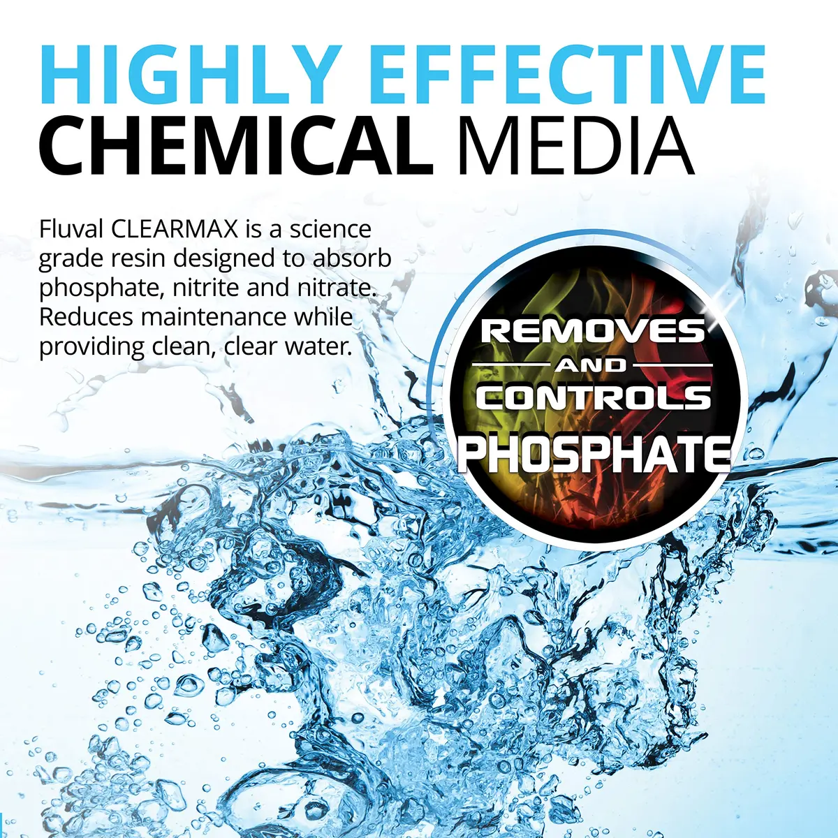 Fluval ClearMax Phosphate Remover Chemical Filter Media 100g Bags | 3 Count (Pack of 12) - view 4