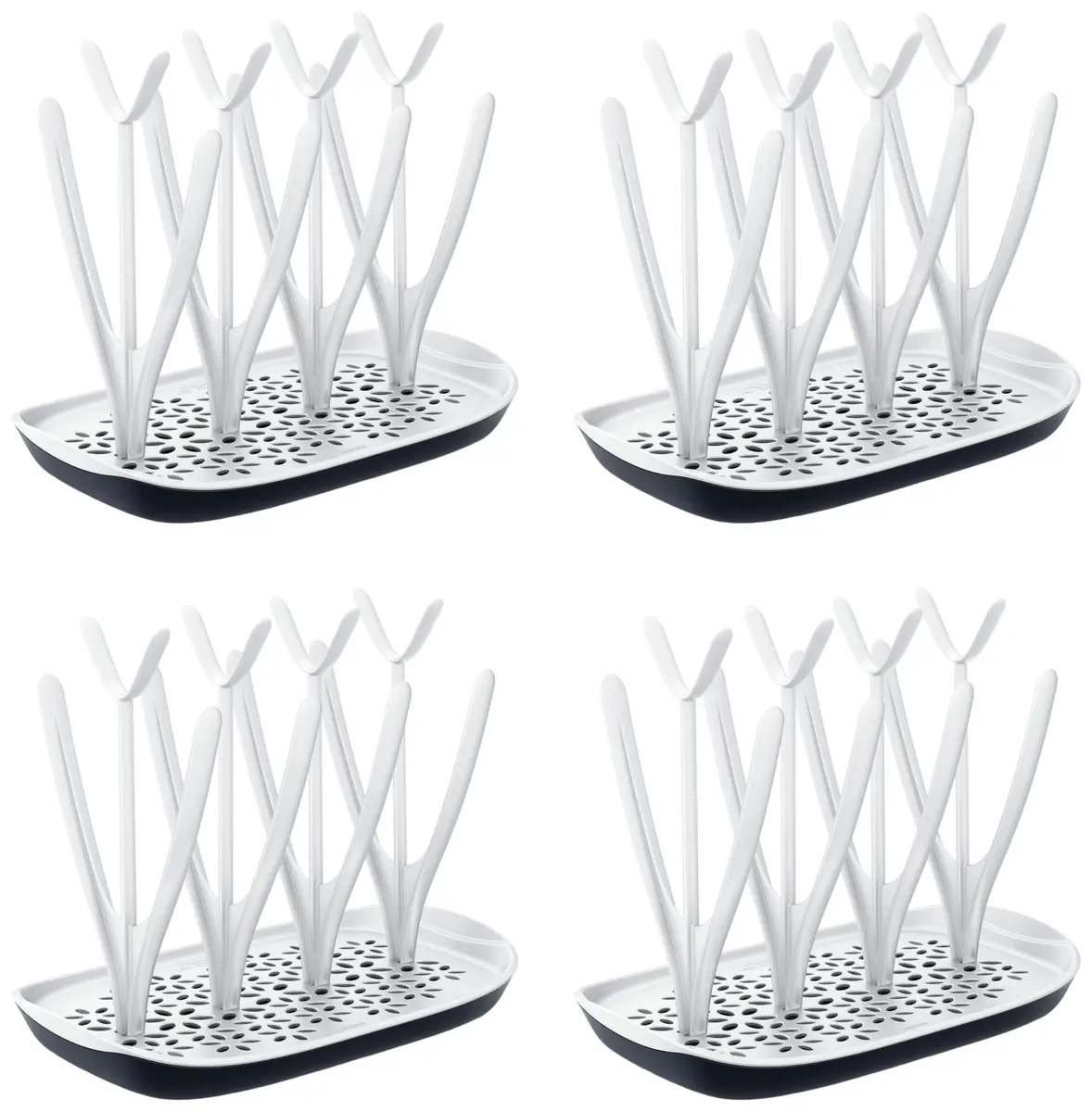 Philips Avent Drying Rack White SCF149/00 | Fits 8 Bottles, Nipples, Pump Parts & Accessories | 33cm (13.1") Long - main product image