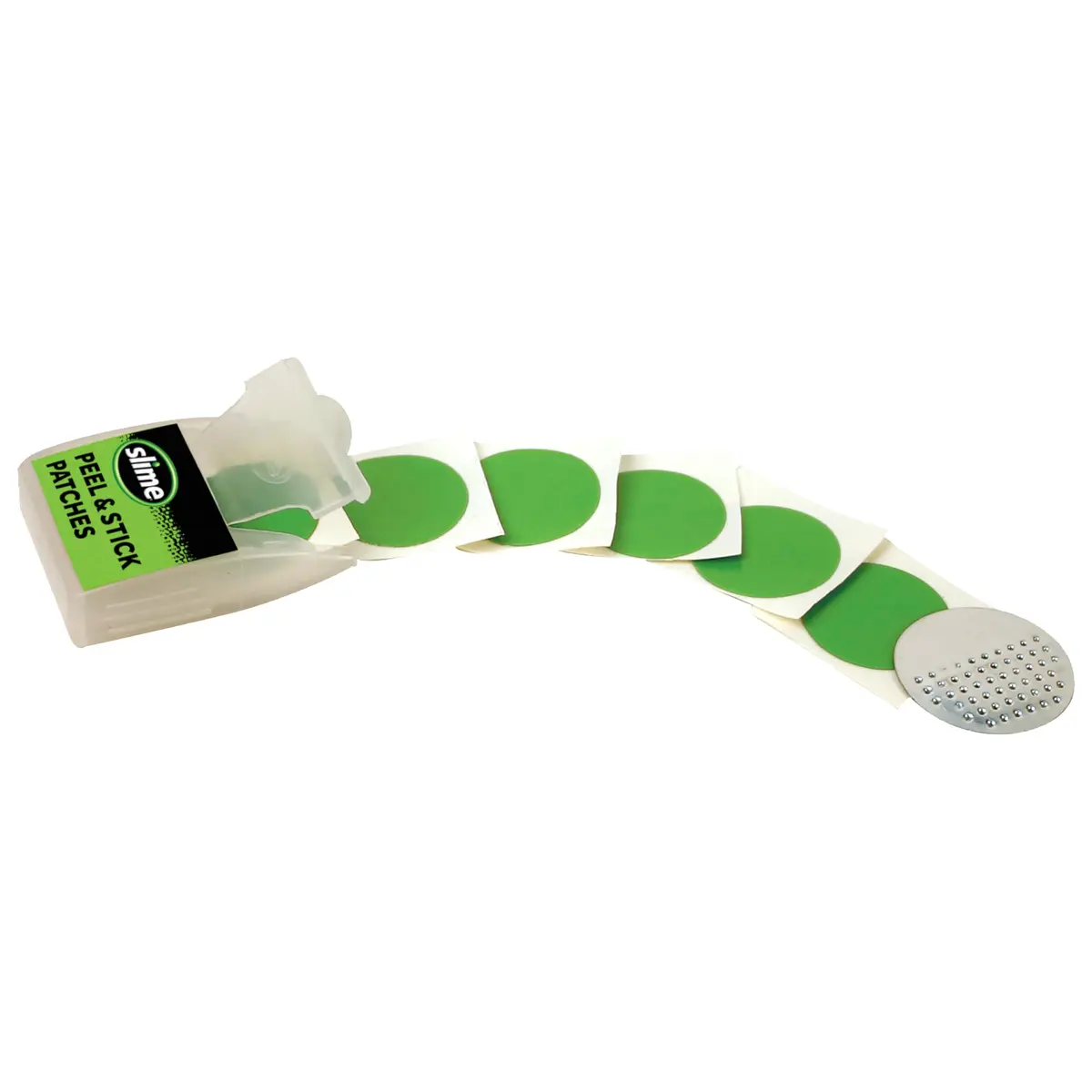 Slime Bike Skabs Pre-Glued Patch Kit | Peel & Stick, 6 Patches, Compact, for Bike Tube Repair - view 2