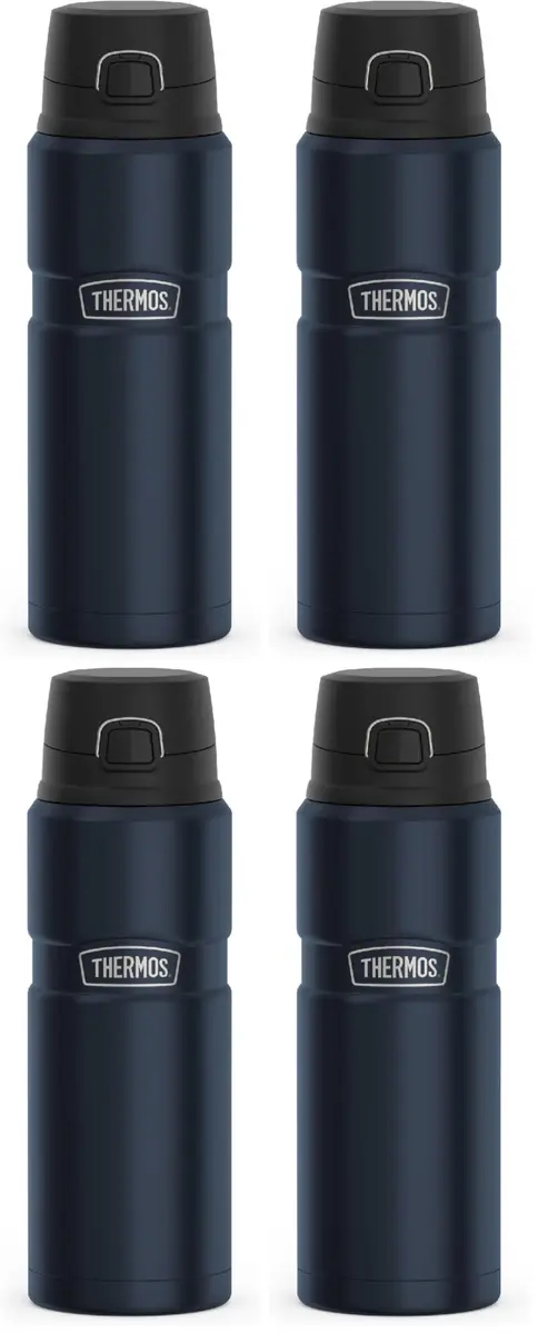 THERMOS Stainless King Vacuum-Insulated Drink Bottle 24oz | Keeps Drinks Hot 18h Cold 24h - main product image