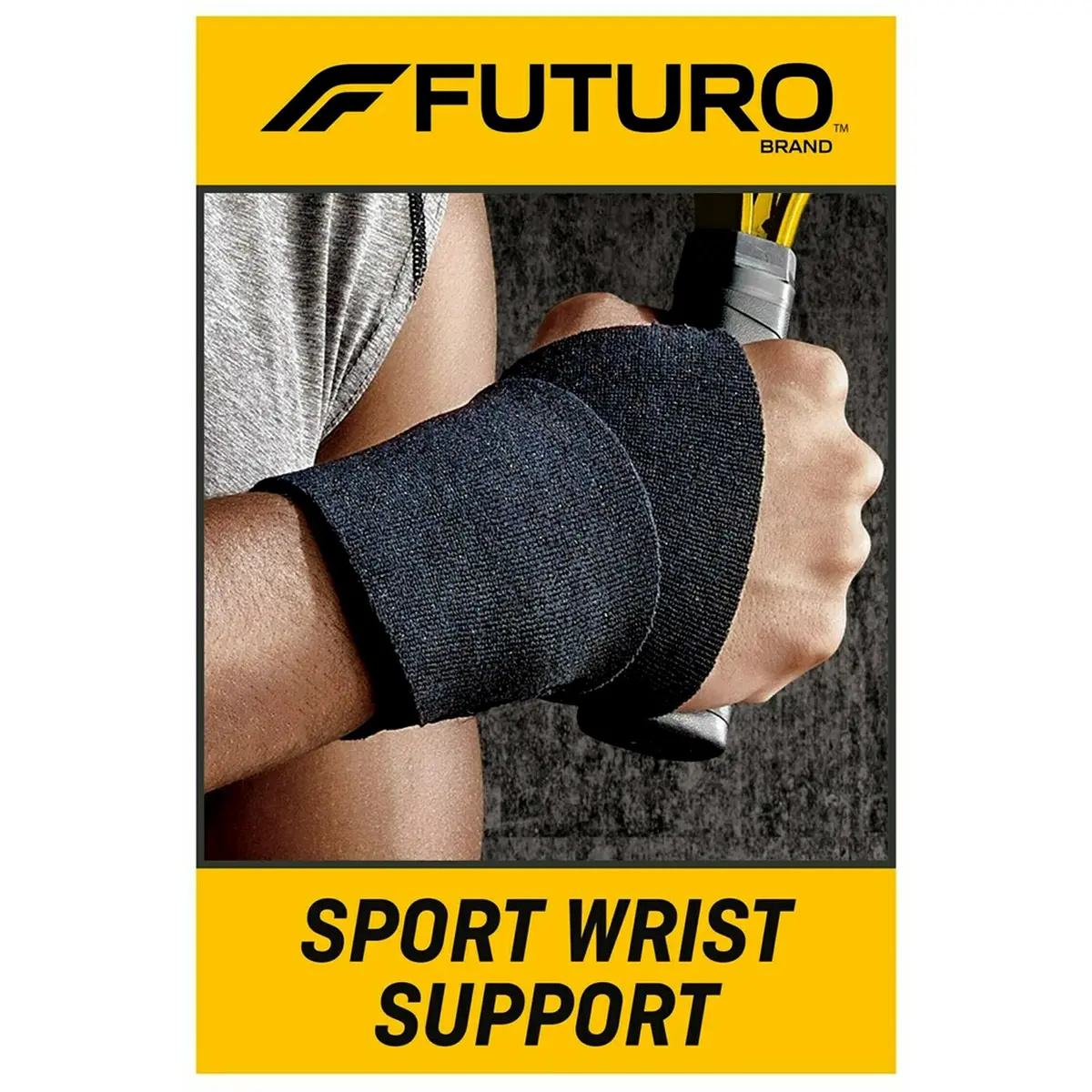 Futuro Sport Wrist Support Brace Adjustable Black 12-Pack | Moderate Support for Pain Relief - view 2