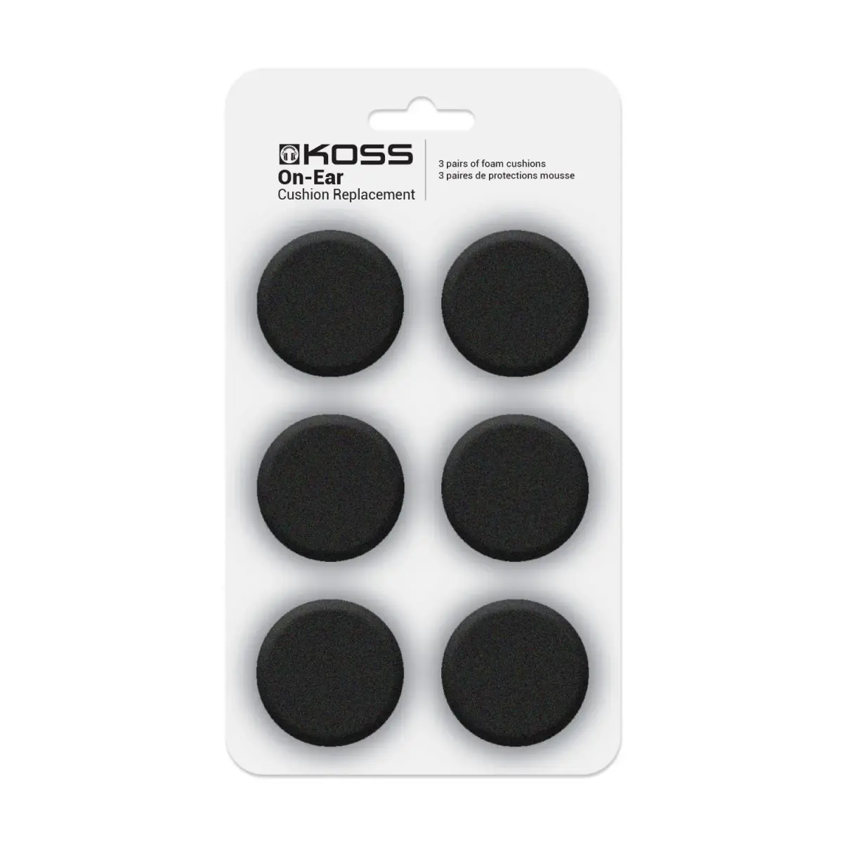 Koss Black Replacement Foam Cushions for Porta Pro Headphones | Pack of 12 (72 Cushions Total) - main product image