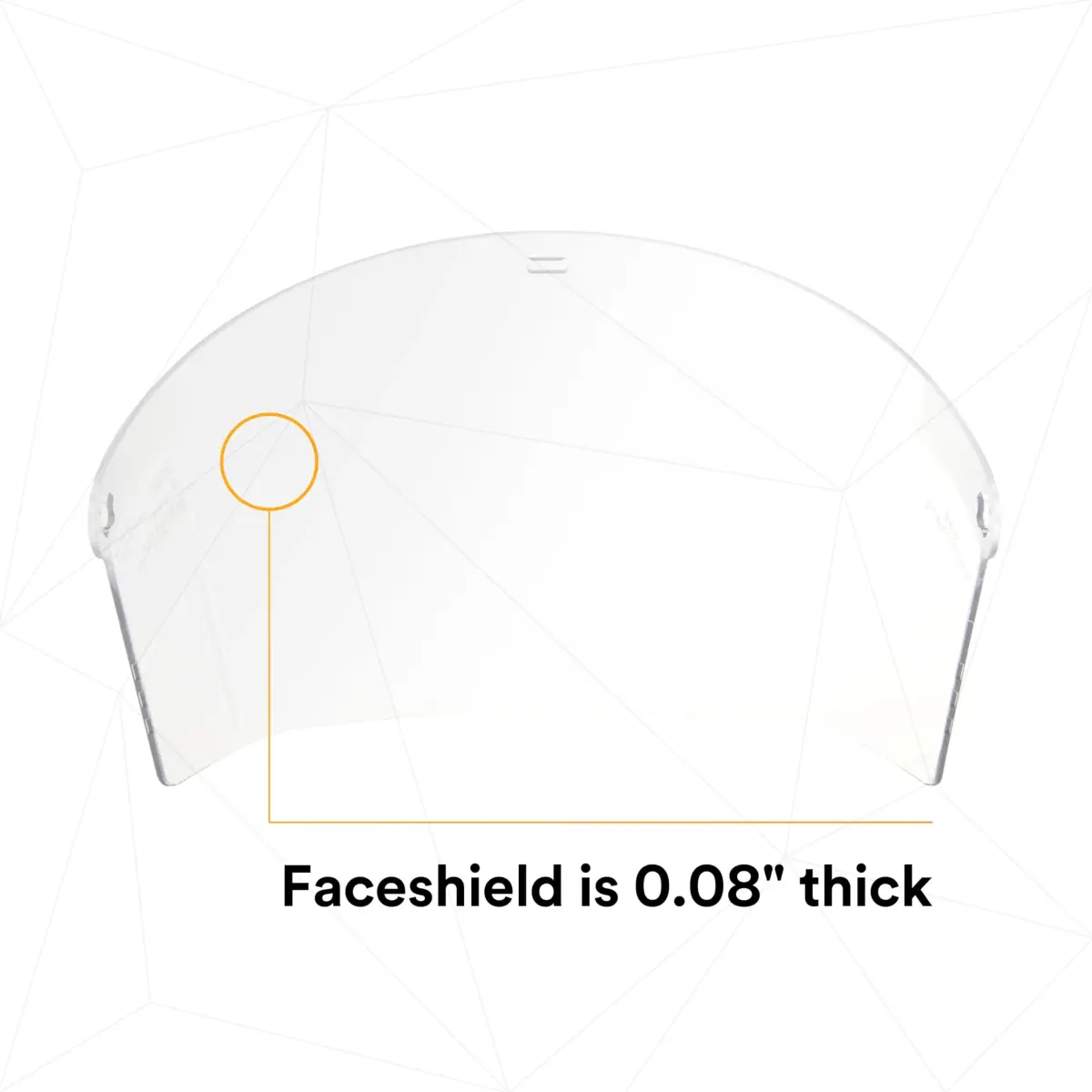 3M H8A Ratchet Headgear and WP96 Clear Polycarbonate Faceshield System, 5-Pack | ANSI Z87.1 Certified - view 8