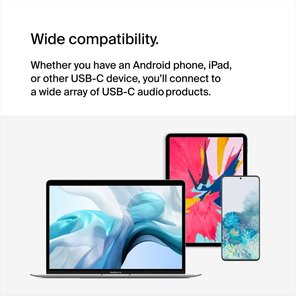 Belkin Rockstar™ 3.5mm Audio with USB-C Charge Adaptor Included, White (Pack of 6) | Dual Port USB-C Audio & Fast Charging - view 5