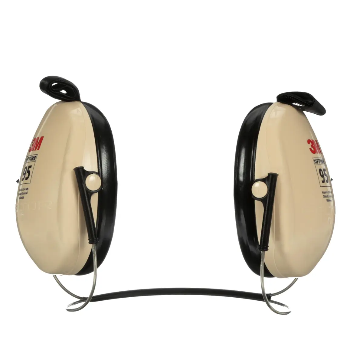 3M PELTOR Optime 95 Earmuffs, Behind-the-Head, 21 dB NRR, 78 oz (2.22 kg) | Industrial Hearing Protection - main product image