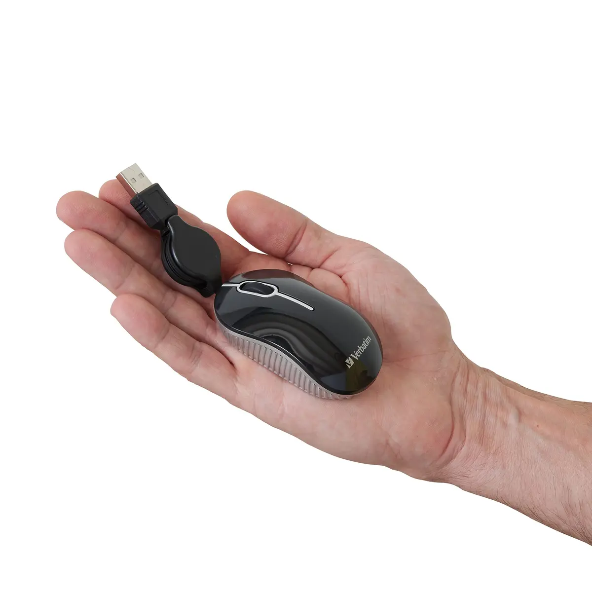 Verbatim Wired Optical Computer Mini USB-A Mouse - Pack of 10 | Plug & Play Retractable Cable - view 8