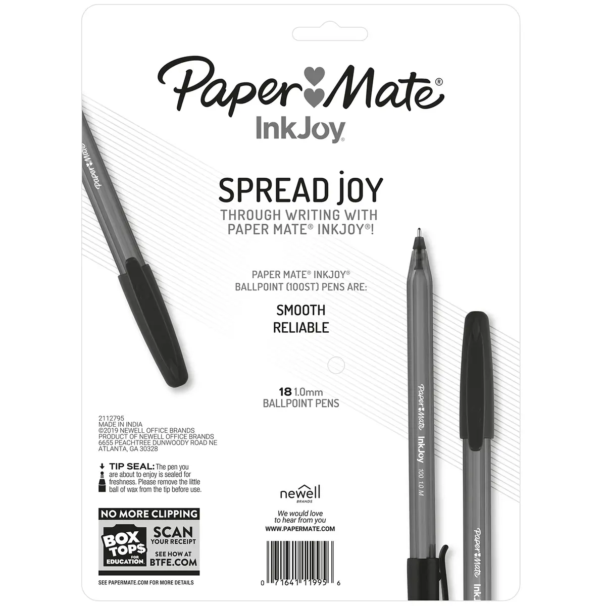 Paper Mate InkJoy 100ST Ballpoint Pens 18 Count | Smooth, Bright Colors, 1.0mm Point - view 8