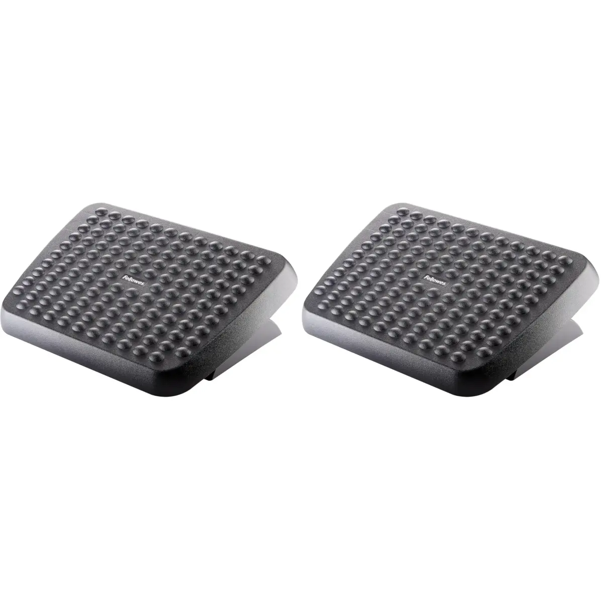 Fellowes Standard Foot Rest 2-Pack Graphite | Dual-Position Height Adjustment & Free-Floating Platform - main product image