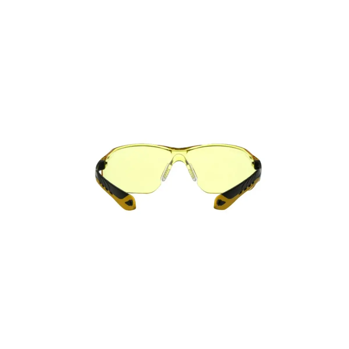 3M Flat Temple Safety Eyewear Pack of 6 | Impact-Resistant, Blocks 99.9% UV, Amber Lens, Scratch-Resistant Coating - view 4