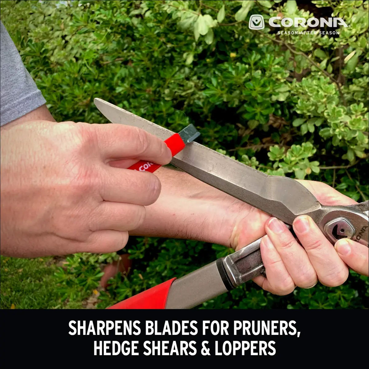 Corona Tools Handheld Garden Tool Sharpener 12-Pack | Tungsten Carbide Blade Sharpener for Pruning Shears, Loppers, Hedge Clippers & More - view 5