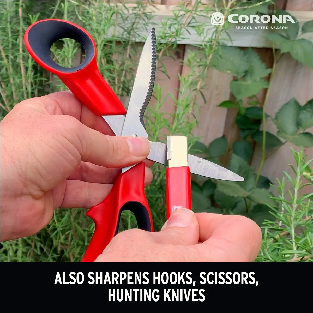 Corona Tools Handheld Garden Tool Sharpener 12-Pack | Tungsten Carbide Blade Sharpener for Pruning Shears, Loppers, Hedge Clippers & More - view 6