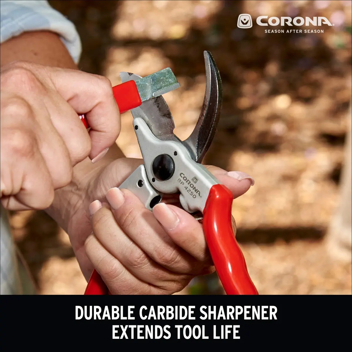 Corona Tools Handheld Garden Tool Sharpener 12-Pack | Tungsten Carbide Blade Sharpener for Pruning Shears, Loppers, Hedge Clippers & More - view 2