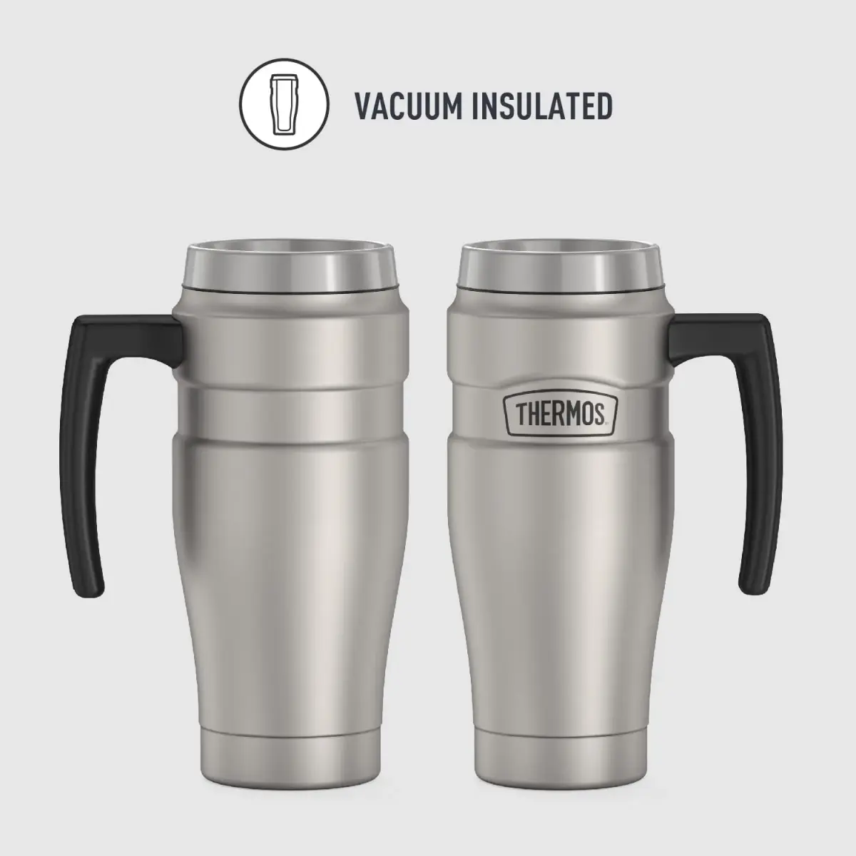 THERMOS Stainless King 16oz Travel Tumbler - Matte Stainless Steel, 4-Pack - view 2