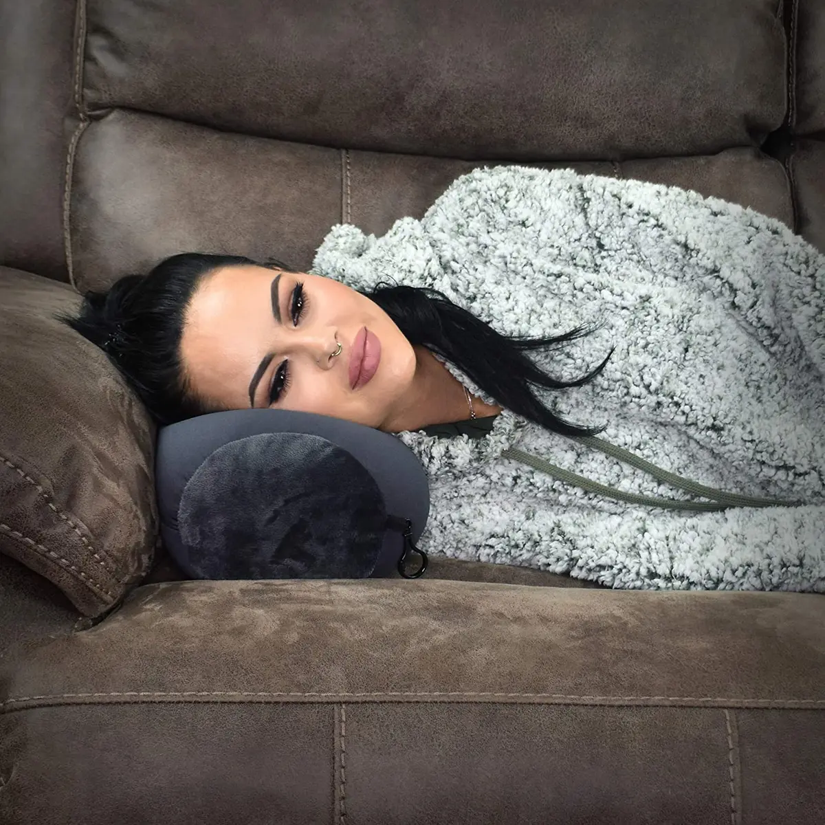 Wolf Essentials Microbead Bolster Tube Travel Pillow | Compact Neck Roll Support for Airplane, Car, or Home - Pink (Pack of 10) - view 8
