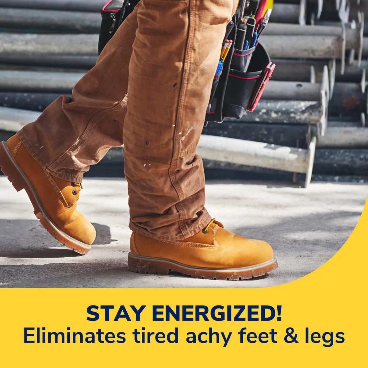 Dr. Scholl's Work All-Day Insoles for Men 12-Pair Pack | Clinically Proven Shock Absorption & Arch Support - view 4