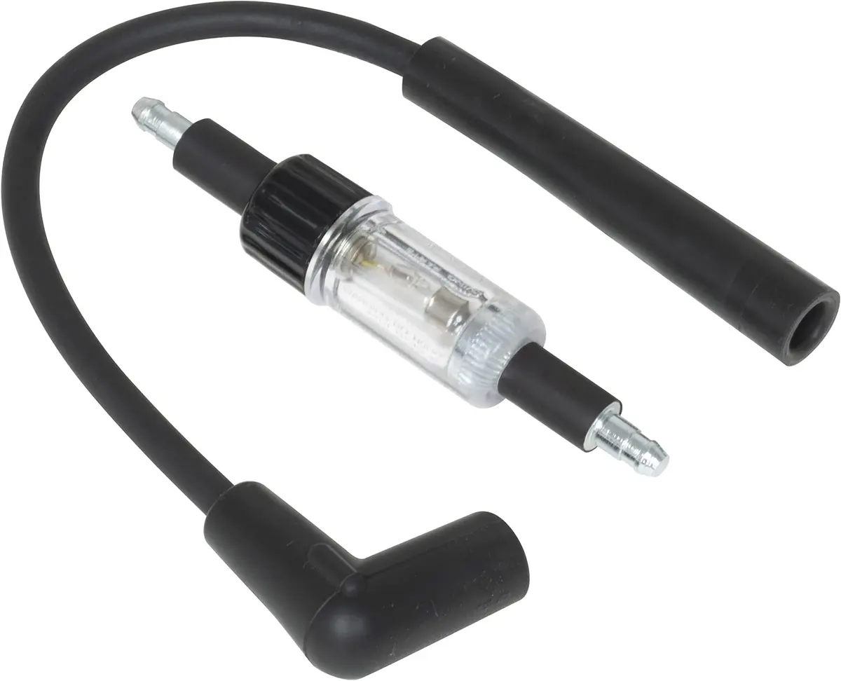 Lisle 20610 Inline Spark Tester Double Ended with Straight & 90° Boot | Visual Ignition Check (100-120 chars) - main product image