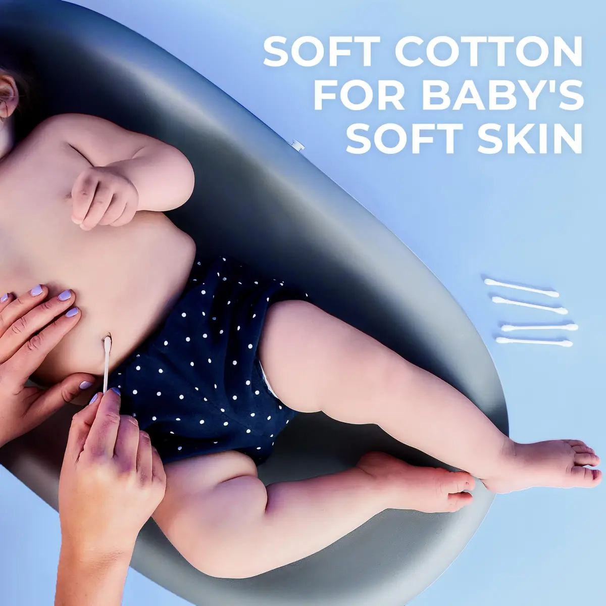 Q-tips Cotton Swabs 375 Count | 100% Cotton, Gentle & Versatile (70-120 chars) - view 5