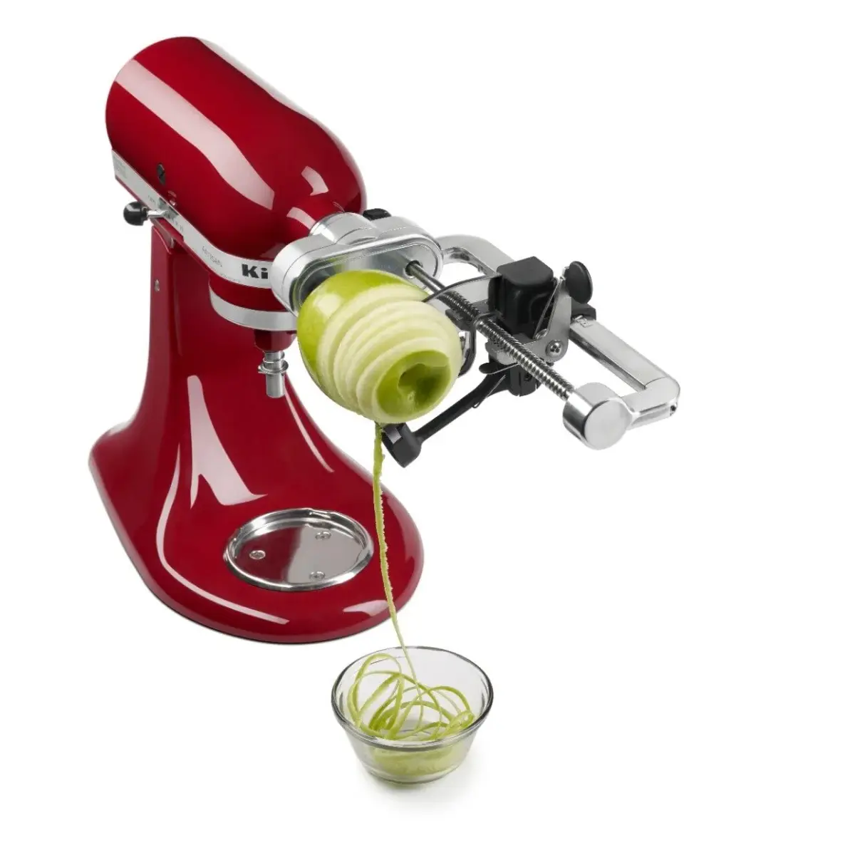 KitchenAid KSM1APC Fruit and Vegetable Spiralizer Attachment with 5 Blades, 2.0 kg (4.4 lb) | Premium Metal Construction for Stand Mixers - view 4