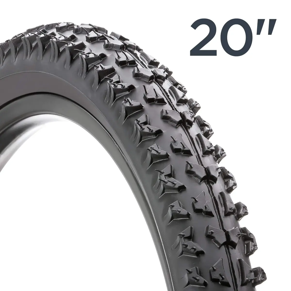 Schwinn Replacement Bike Tire 20" x 1.95" | Wide & Blocky Knobs for Mountain Trails - view 6