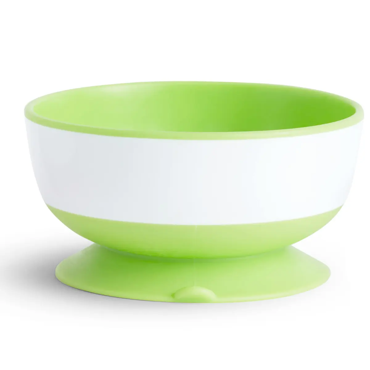 Munchkin Stay Put Suction Bowls Blue/Green/Purple 8oz (237ml) | BPA-Free Silicone Baby & Toddler Feeding Set - view 6