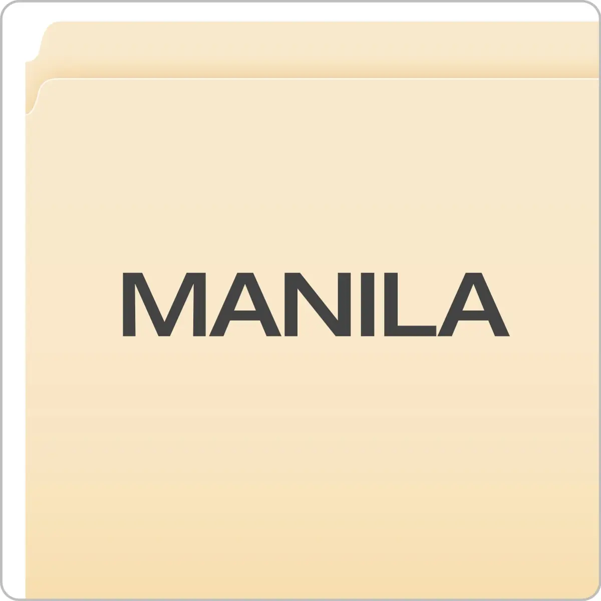 Pendaflex Manila File Folders, Straight Cut Top Tab, Letter Size, 500 Count | USA Imported, Duties Included - view 3
