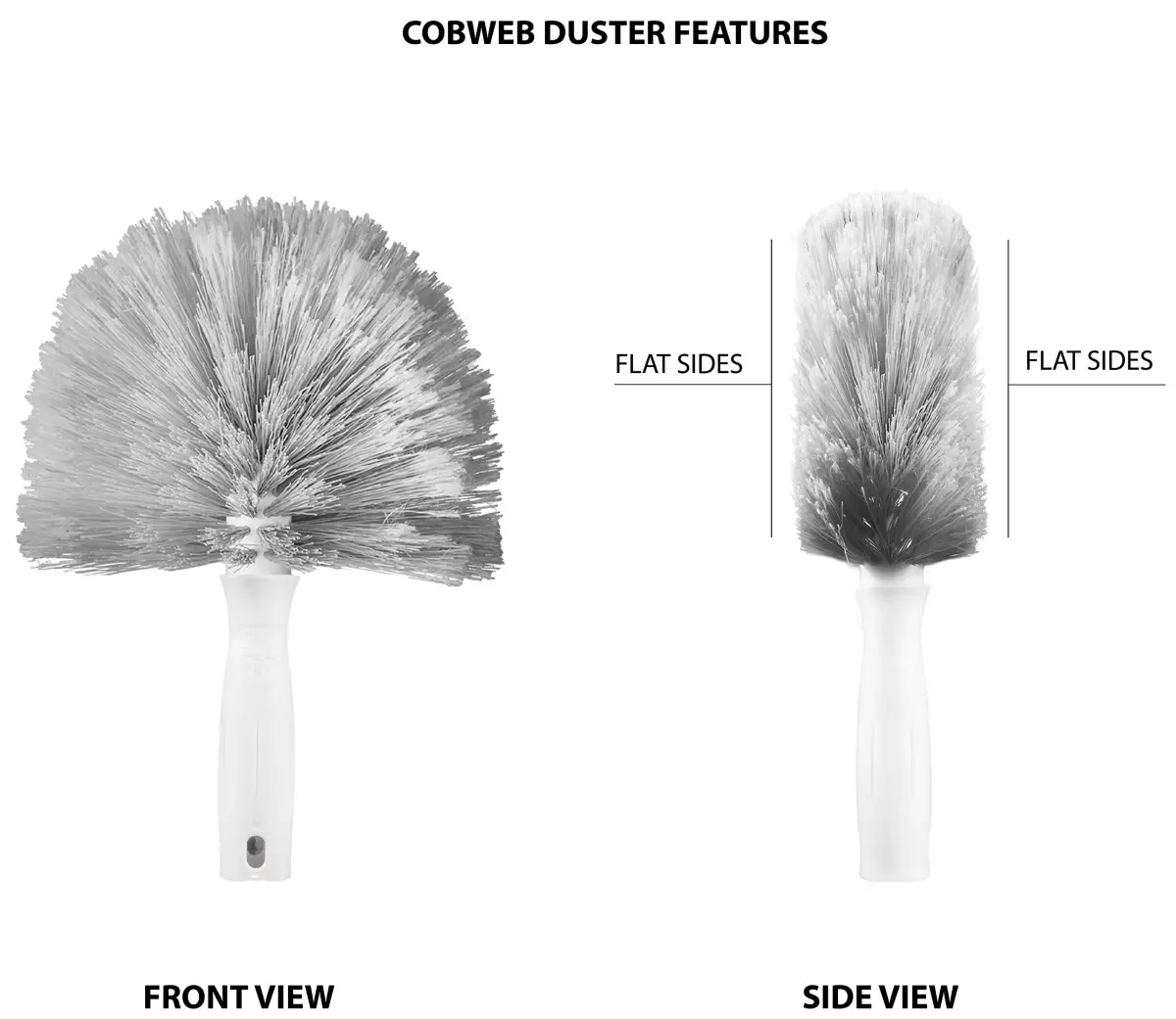Unger Cobweb & Corner Duster Pack of 6 | Extendable Duster for Ceilings, Fans, and Vents - view 2