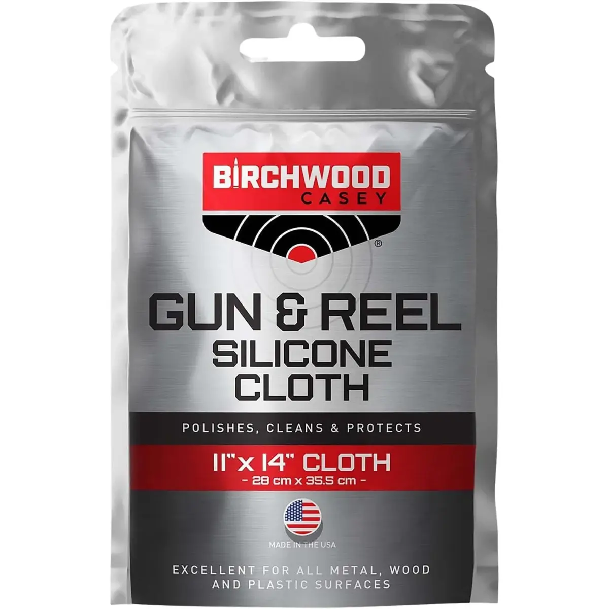Birchwood Casey Gun & Reel Silicone Cloth 11"x14" (28cm x 35.5cm) | Pack of 6 - main product image