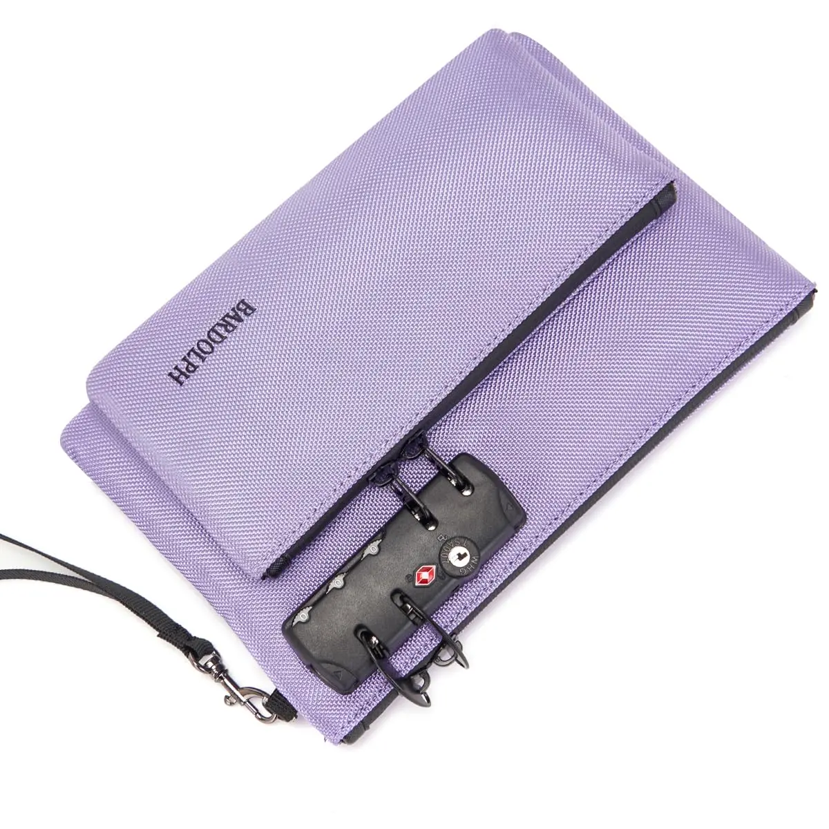 BARDOLPH Double Layer Lockable Money Bag with Zipper and 3-Digit Code Lock, Small (24cm x 16cm x 3cm) | Secure Cash and Document Transport - view 6