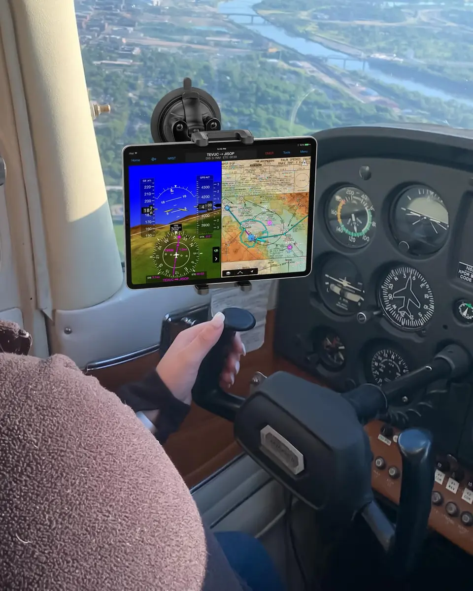 Dosvsi Pilots Tablet Holder with Strong Suction Cup | Aircraft Mount for 4-13" Devices - view 8