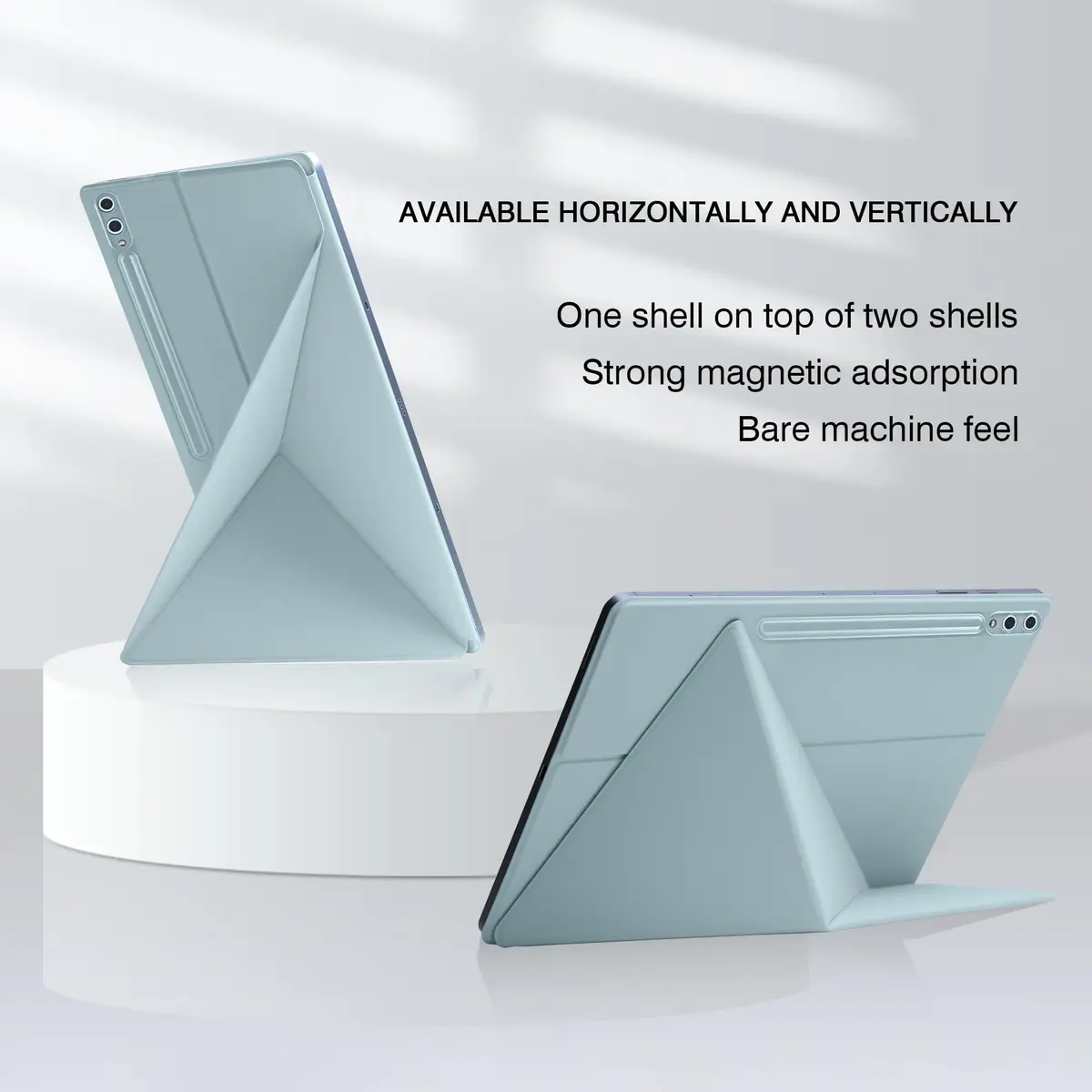 GUODONGMEI Magnetic Case for Samsung Galaxy Tab S10 Ultra/S9 Ultra 14.6-Inch (Ice Blue) | S-Pen Holder, Auto Wake, Stand Cover - view 7