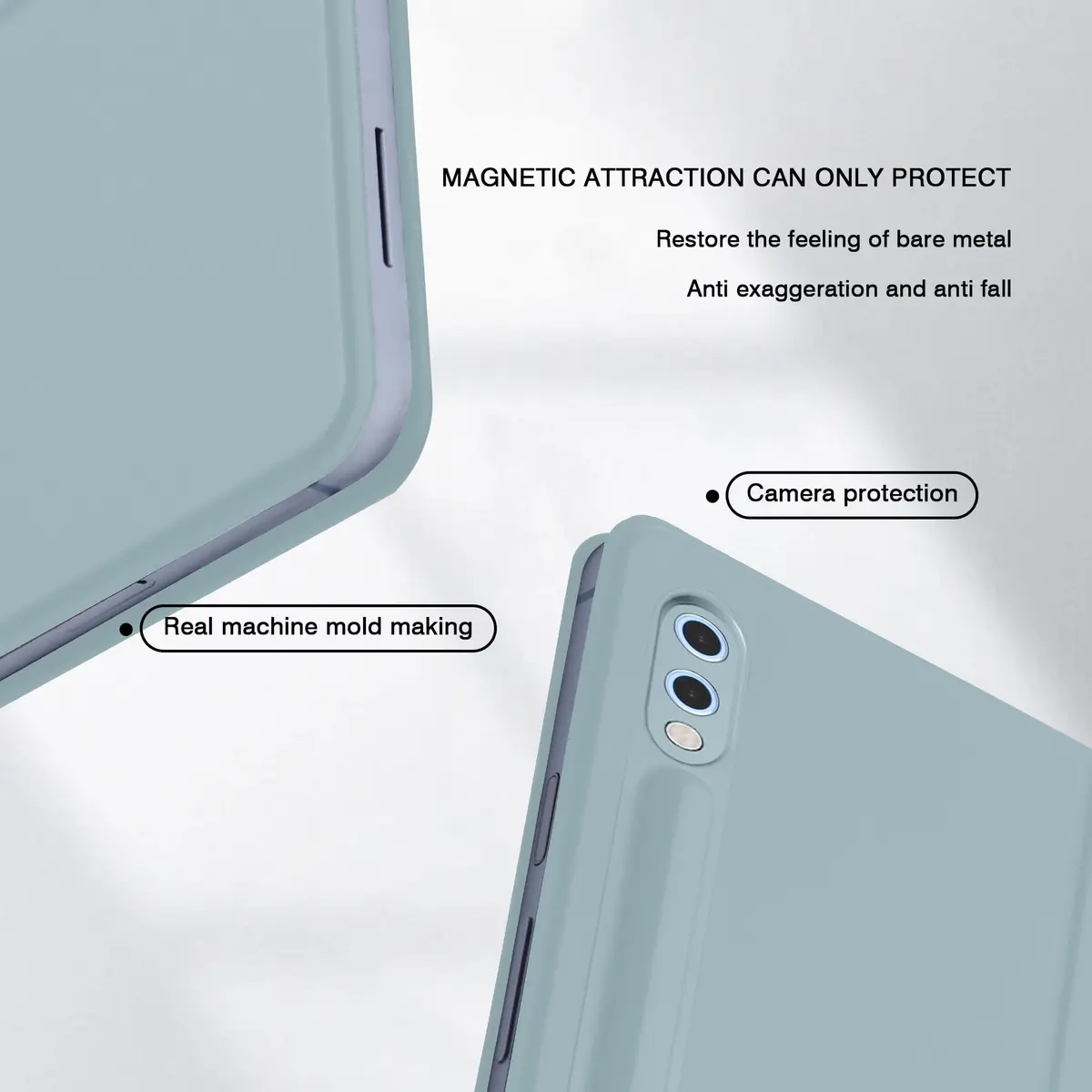 GUODONGMEI Magnetic Case for Samsung Galaxy Tab S10 Ultra/S9 Ultra 14.6-Inch (Ice Blue) | S-Pen Holder, Auto Wake, Stand Cover - view 9