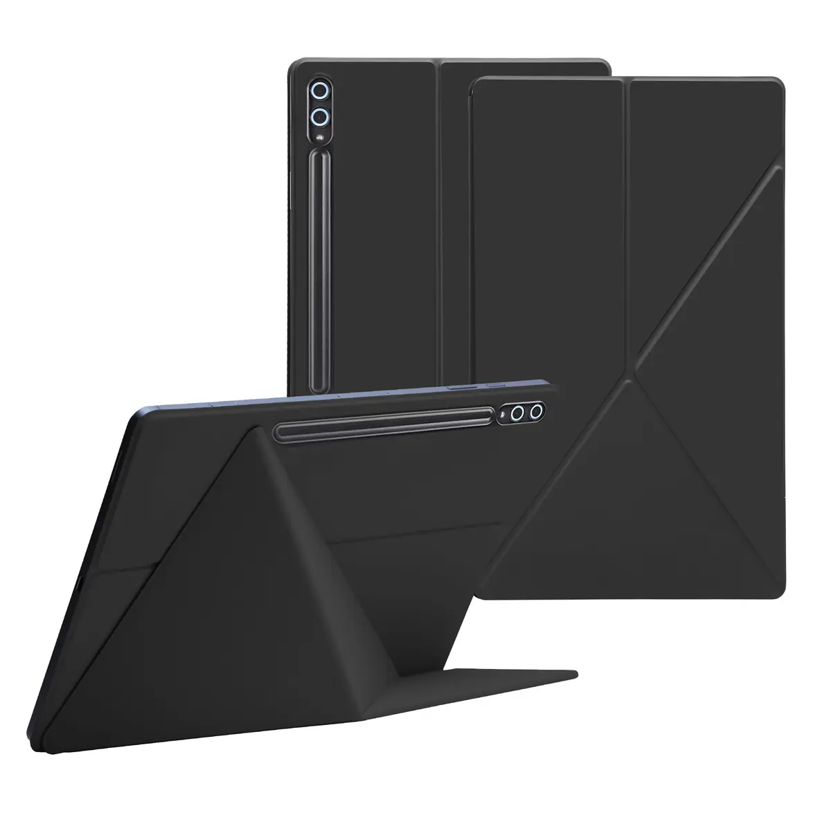 GUODONGMEI Magnetic Case for Samsung Galaxy Tab S10 Plus/S9 Plus/S9 FE+ 12.4 Inch | Auto Wake Sleep Smart Cover with S-Pen Holder - main product image