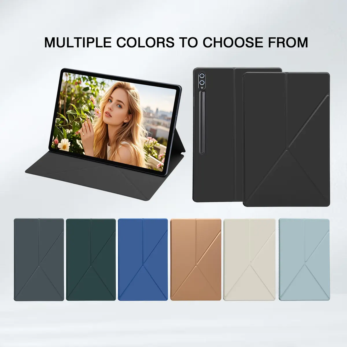 GUODONGMEI Magnetic Case for Samsung Galaxy Tab S10 Plus/S9 Plus/S9 FE+ 12.4 Inch | Auto Wake Sleep Smart Cover with S-Pen Holder - view 6