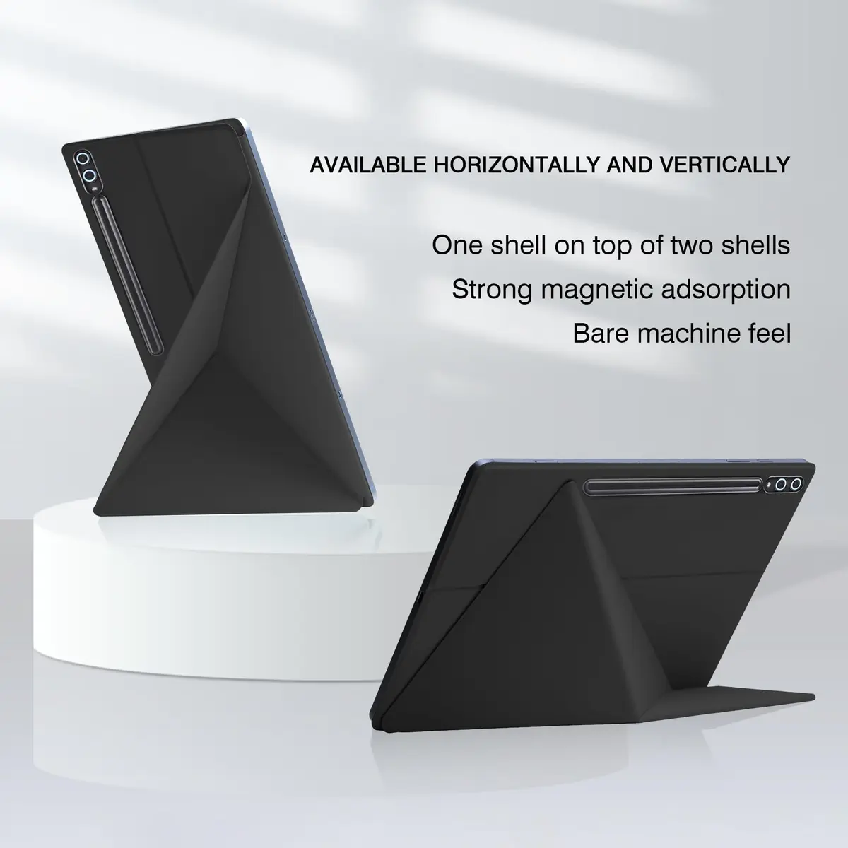 GUODONGMEI Magnetic Case for Samsung Galaxy Tab S10 Plus/S9 Plus/S9 FE+ 12.4 Inch | Auto Wake Sleep Smart Cover with S-Pen Holder - view 7