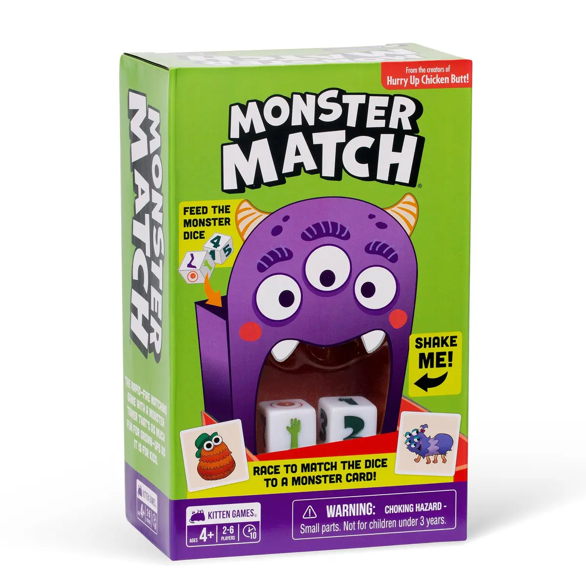 Exploding Kittens Monster Match Kids Matching Game | 2-6 Players, Ages 4+ | Fun Family Card Game - main product image