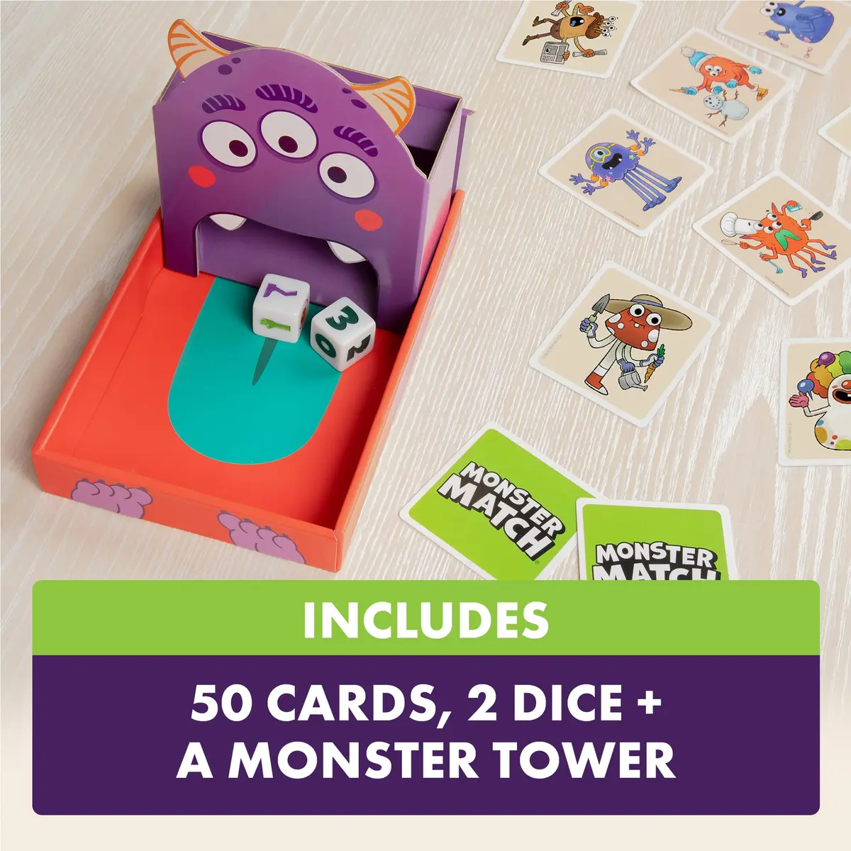 Exploding Kittens Monster Match Kids Matching Game | 2-6 Players, Ages 4+ | Fun Family Card Game - view 7