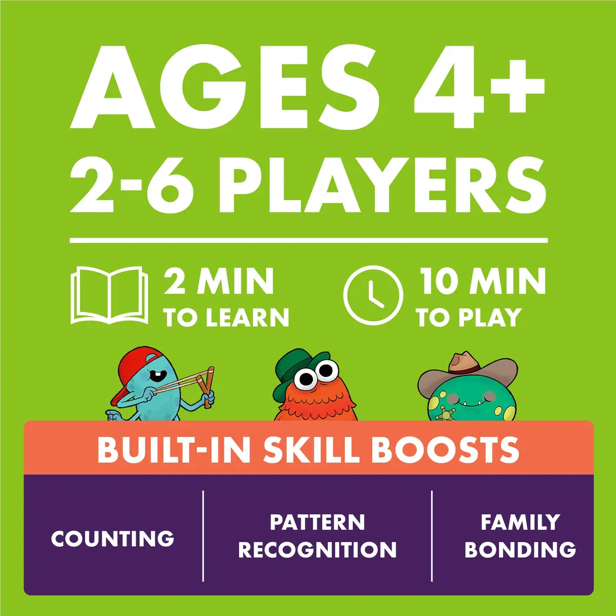 Exploding Kittens Monster Match Kids Matching Game | 2-6 Players, Ages 4+ | Fun Family Card Game - view 9