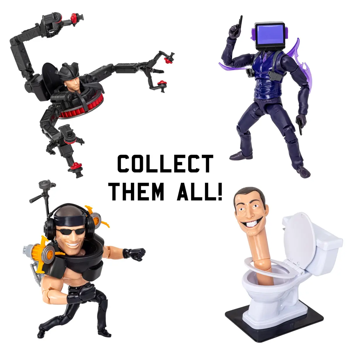 Skibidi Toilet Dark TV Man Deluxe Figure 15.24cm (6") | Officially Licensed YouTube Animation Sensation - view 2