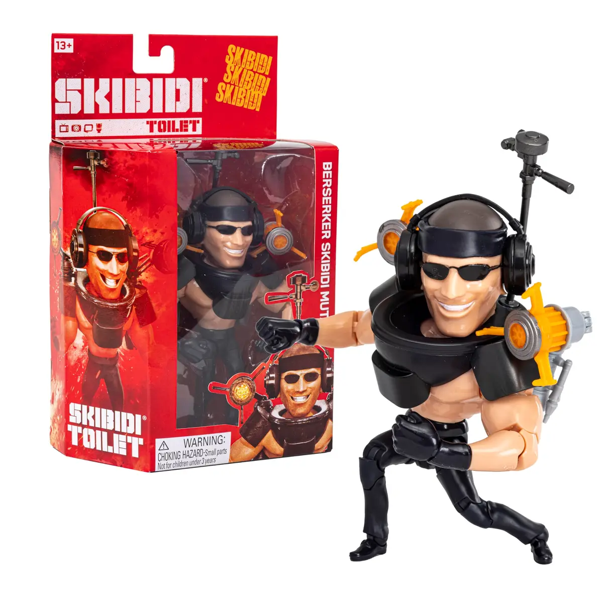 Skibidi Toilet Deluxe Figure Series 2 - 6" Collectible Action Toy, YouTube Animation Sensation - main product image