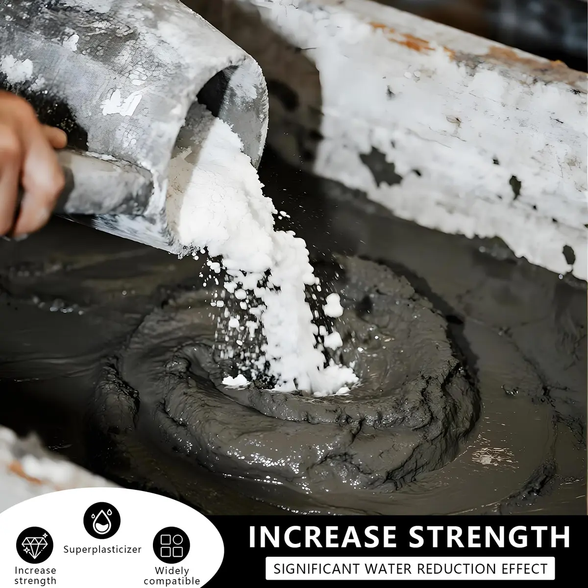GOODTAKE Concrete Super Plasticizer 473ml (16 oz) | High Range Water Reducer for Superior Strength & Workability - view 7