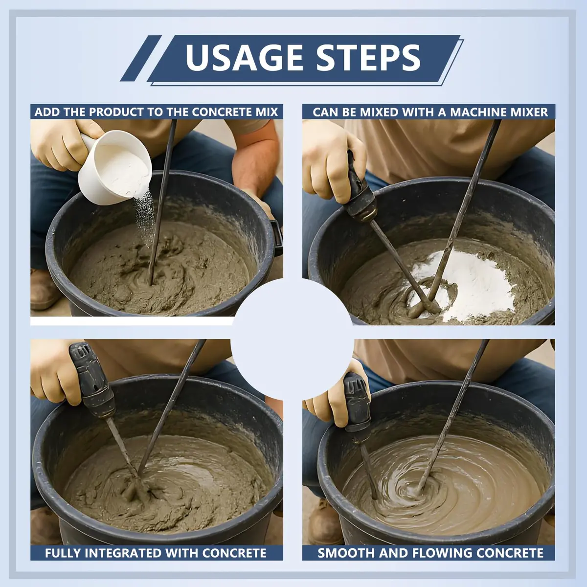 GOODTAKE Concrete Super Plasticizer 2 lb | High-Range Water Reducer for Strength & Workability - view 5