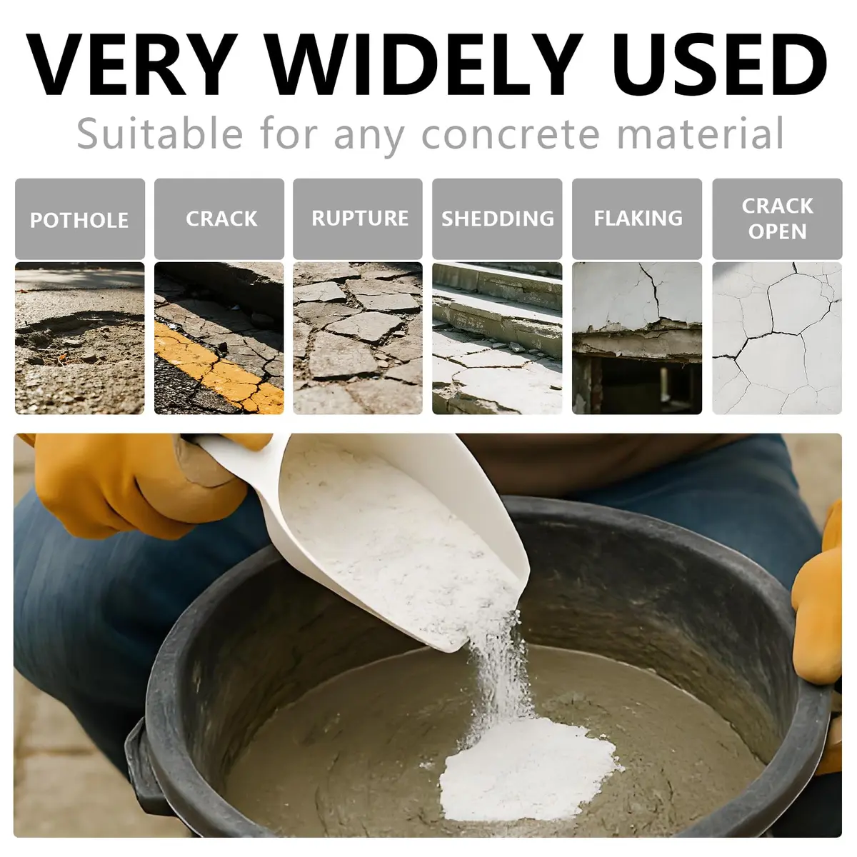 GOODTAKE Concrete Super Plasticizer 2 lb | High-Range Water Reducer for Strength & Workability - view 3
